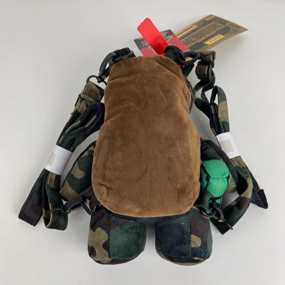 New Sprayground Bearcub Mini Camo Check Money Bear Backpack - Picture 5 of 10
